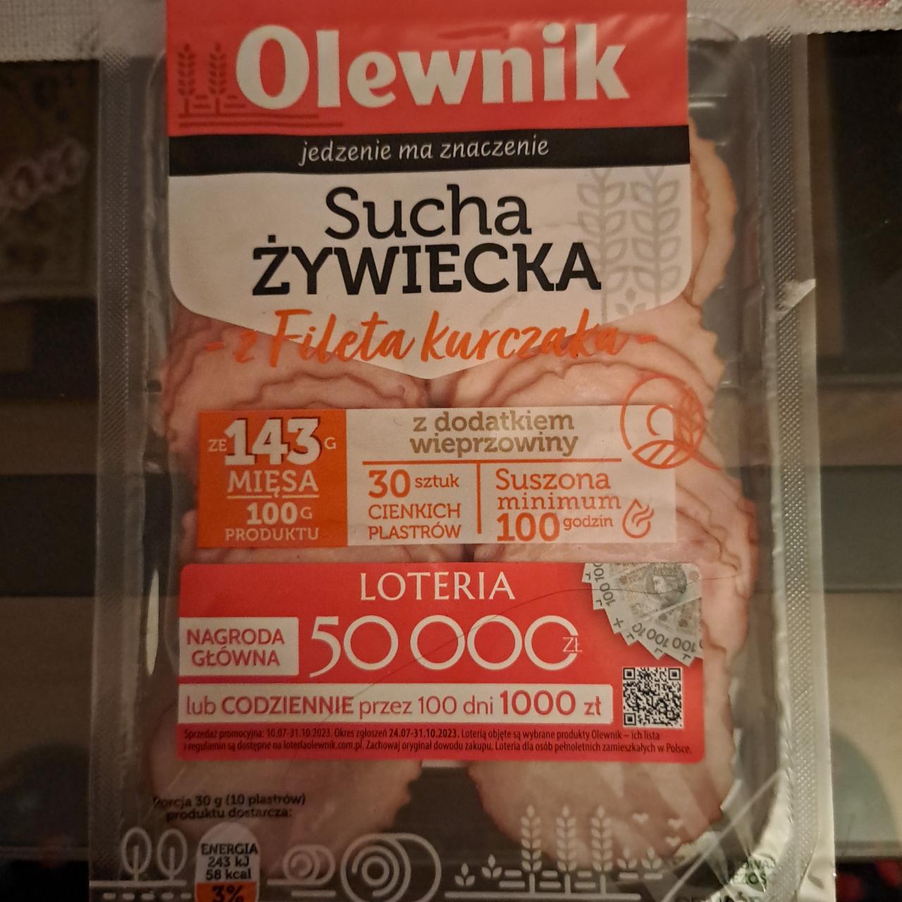 Fotografie - Sucha żywiecka z fileta kurczaka z dodatkiem wieprzowiny Olewnik
