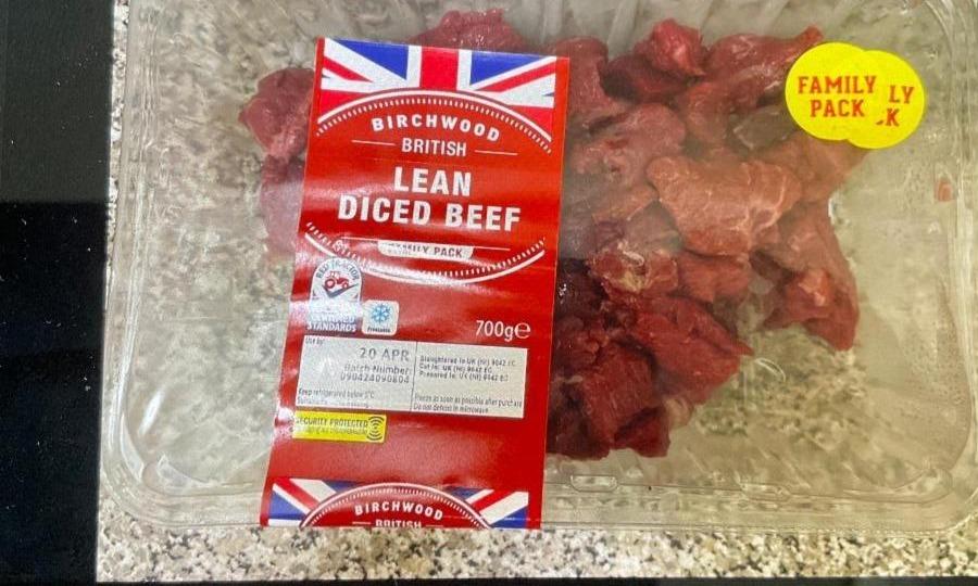 Fotografie - British lean diced beef Birchwood