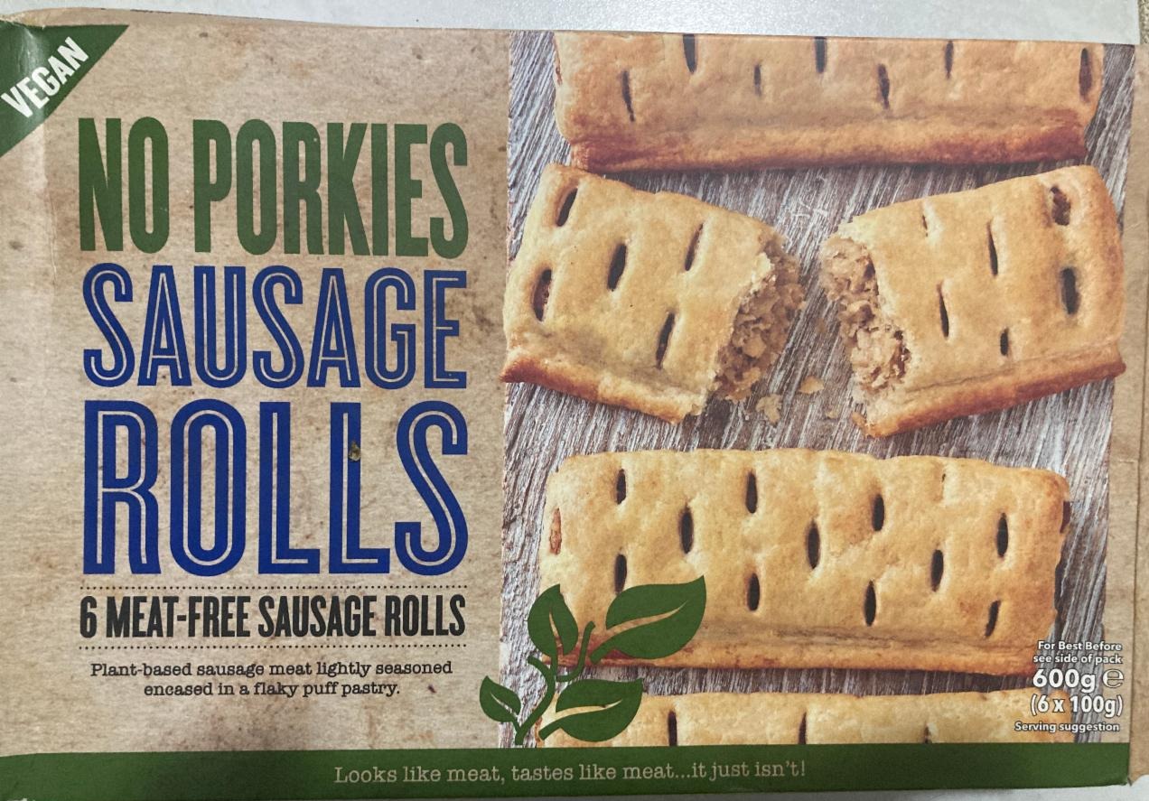 Fotografie - No Porkies 6 Meat-Free Sausage Rolls Iceland