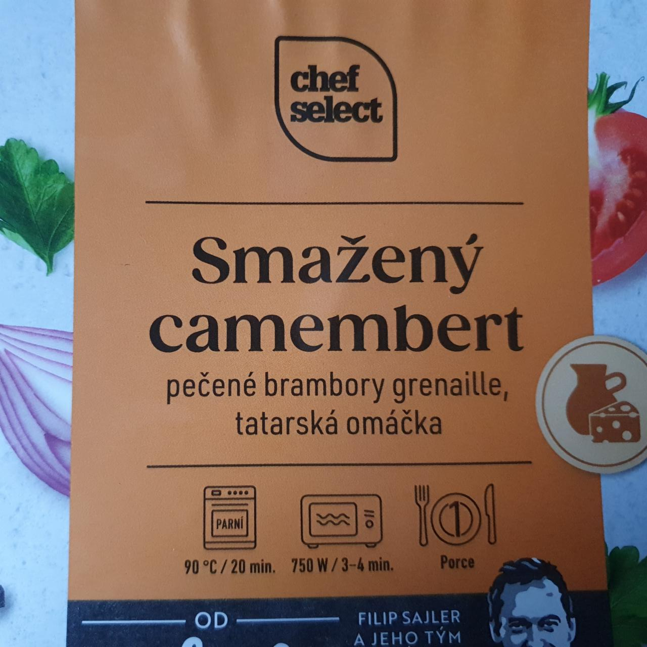 Fotografie - Smažený camembert, pečené brambory grenaille, tatarská omáčka Chef Select