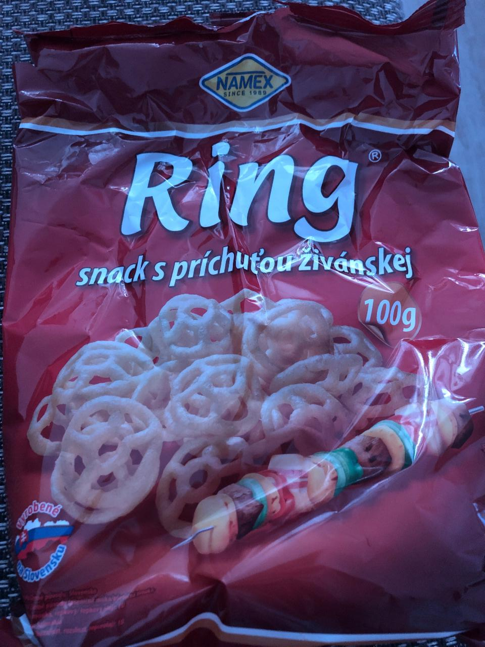 Fotografie - Ring snack s príchuťou živánskej Namex