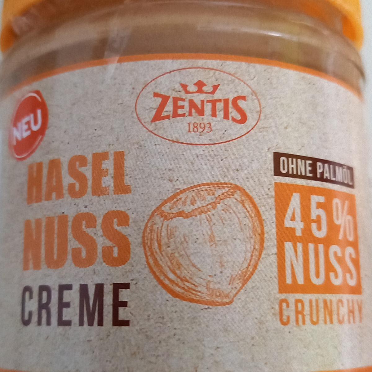 Fotografie - Hasel Nuss Creme 45% Nuss Crunchy Zentis