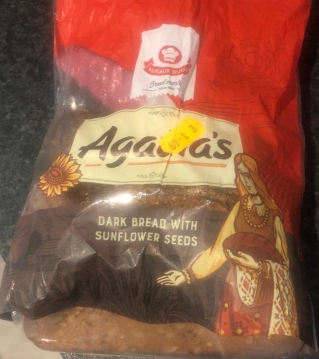 Fotografie - Dark bread with sunflower seeds Agatha's