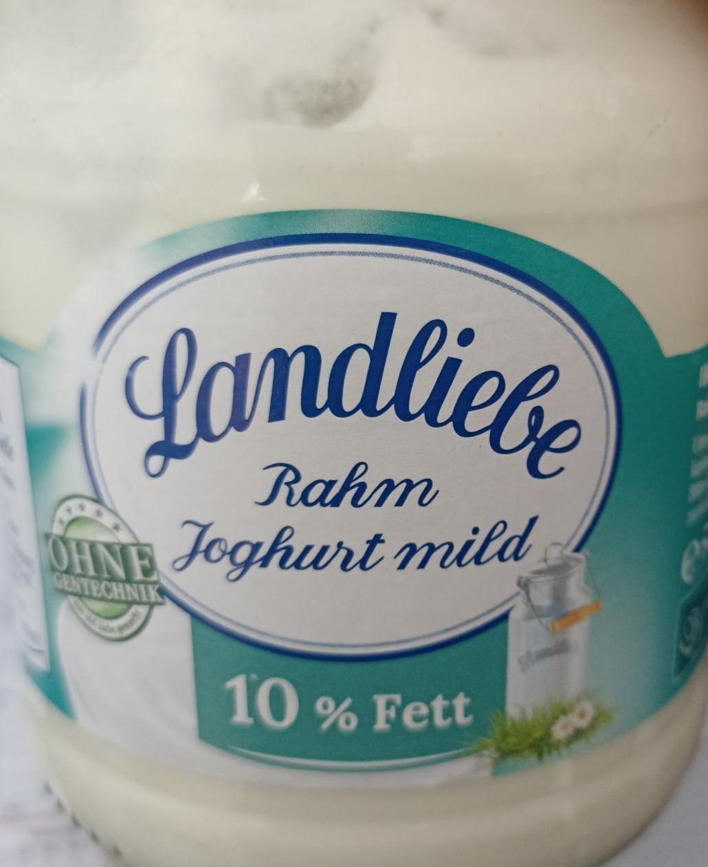 Fotografie - Rahm joghurt mild 10% fett Landliebe