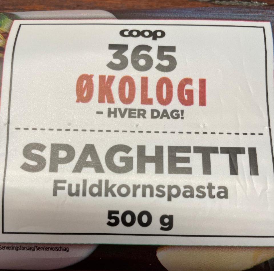 Fotografie - Økologisk Spaghetti Fuldkornpasta Coop