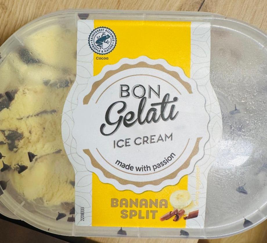Fotografie - Premium ice cream Banana Split Bon Gelati