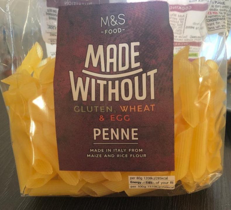 Fotografie - Made Without Gluten, Wheat & Egg Penne M&S Food