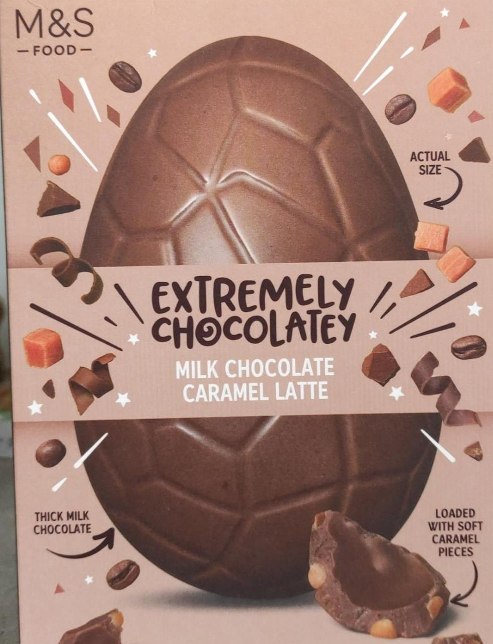 Fotografie - Extremely chocolatey Milk Chocolate Caramel Latte M&S Food