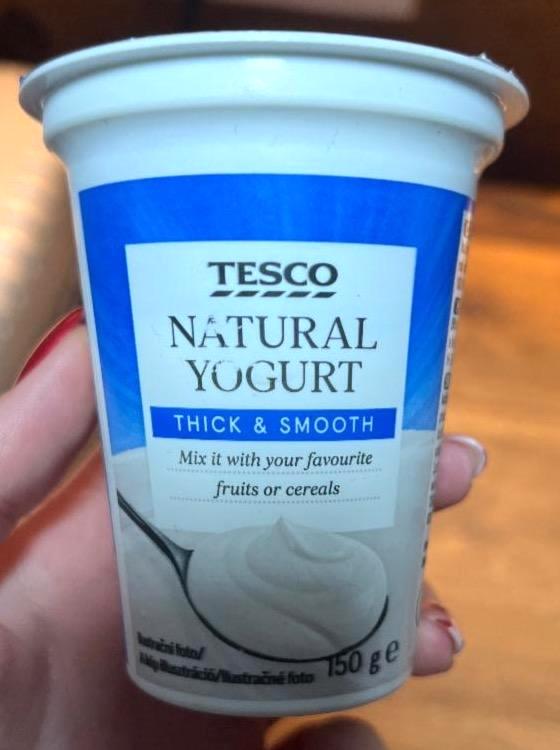 Fotografie - Natural yogurt thick & smooth Tesco