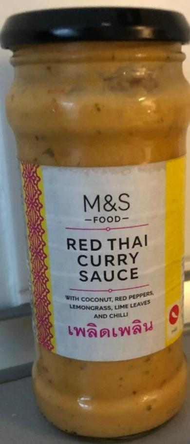 Fotografie - Red Thai Curry Sauce M&S Food