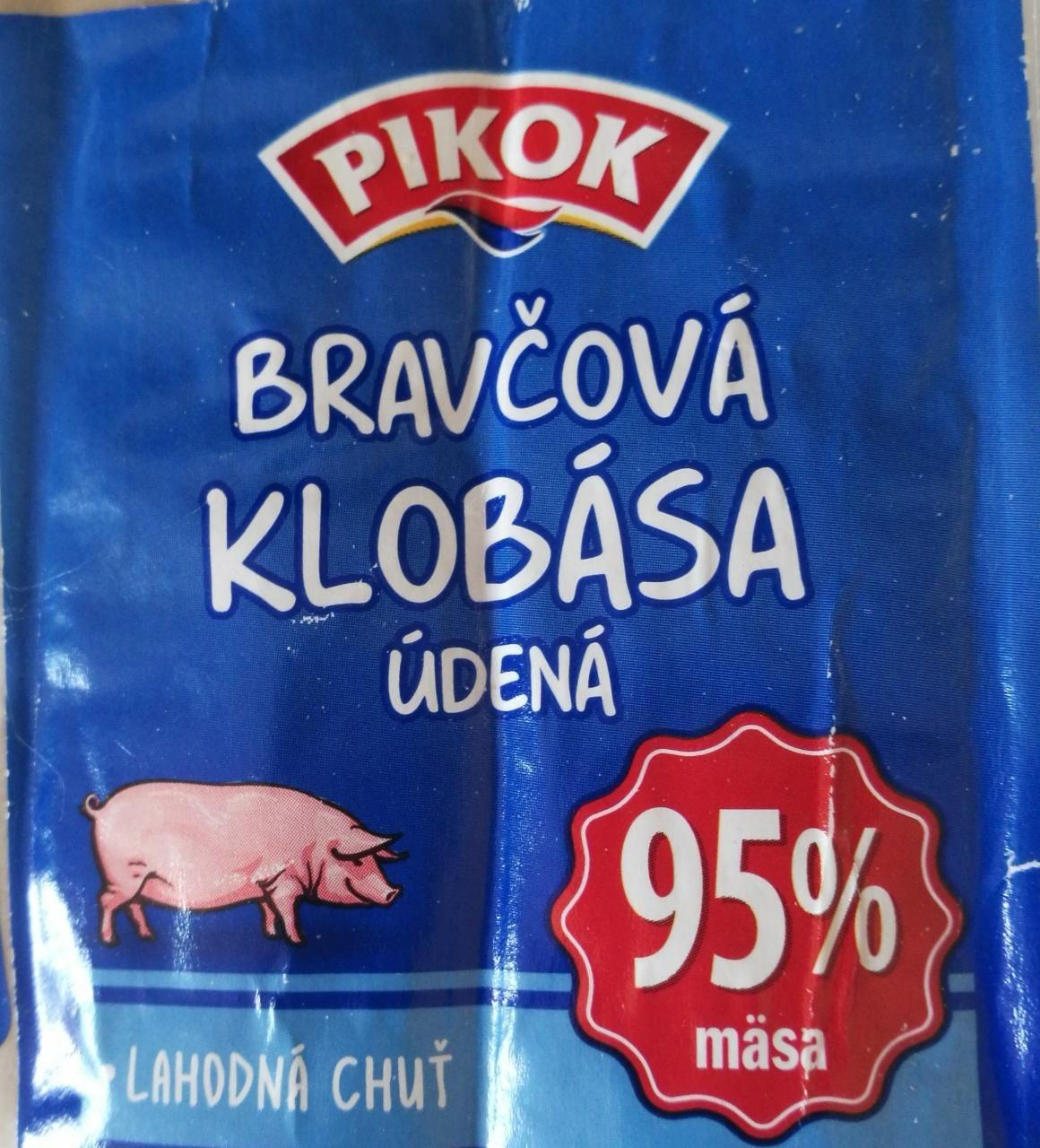 Fotografie - Bravčová klobása údená 95% mäsa Pikok