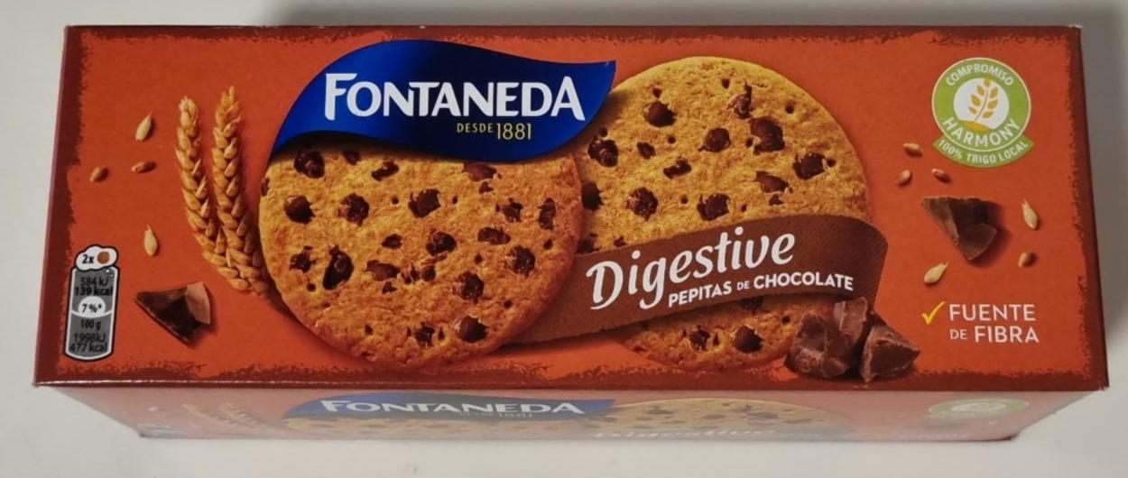 Fotografie - Digestive Pepitas De Chocolate Fontaneda