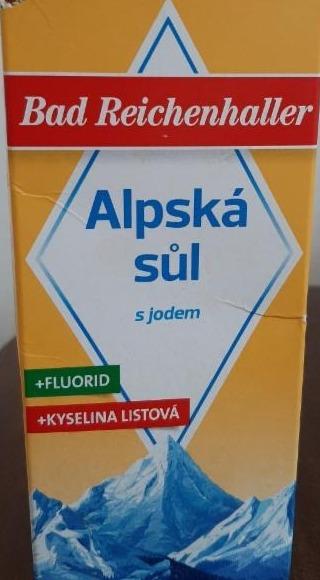Fotografie - Alpská sůl s jodem + fluorid + kyselina listová Bad Reichenhaller