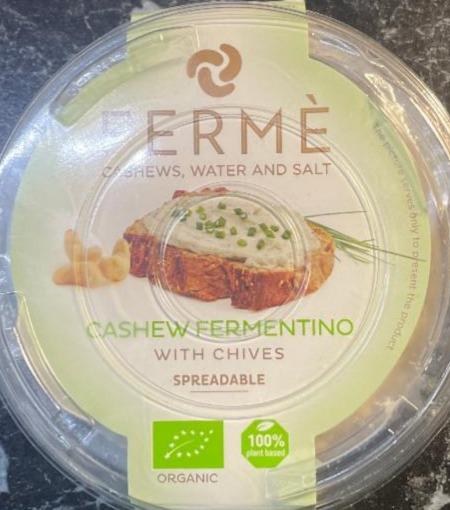 Fotografie - Cashew fermentino with chives Fermé