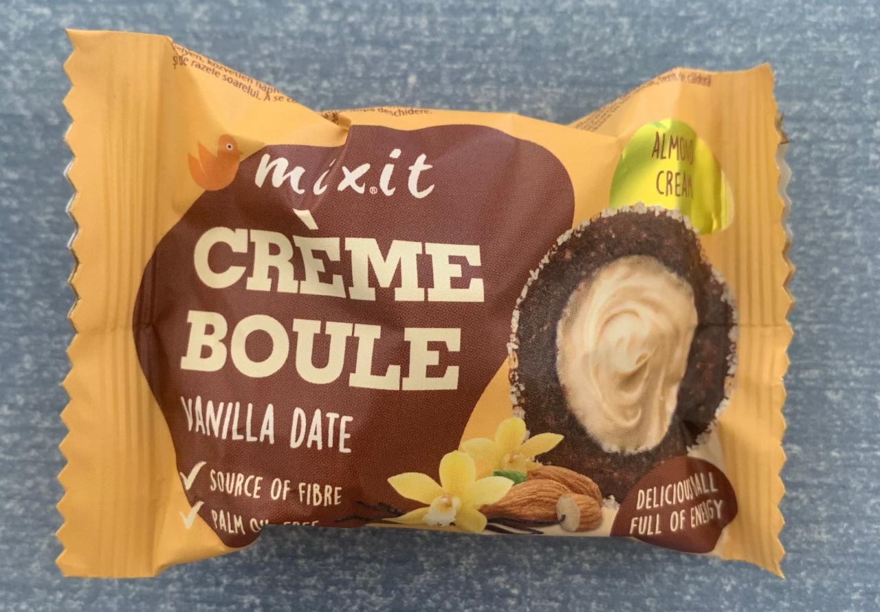 Fotografie - Créme boule vanilla date Mixit