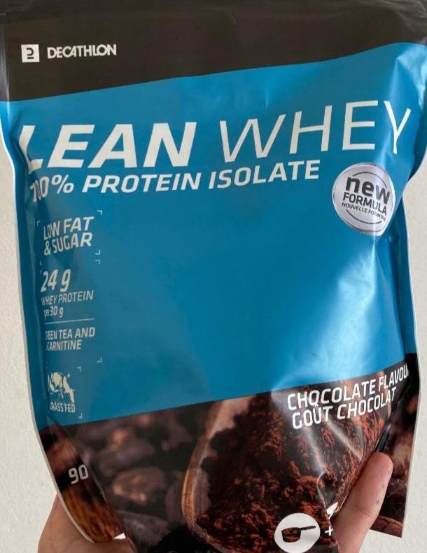 Fotografie - Lean Whey 100% Protein Isolate Chocolate flavour Decathlon