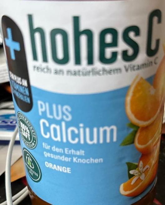 Fotografie - Plus Calcium Orange Hohes C