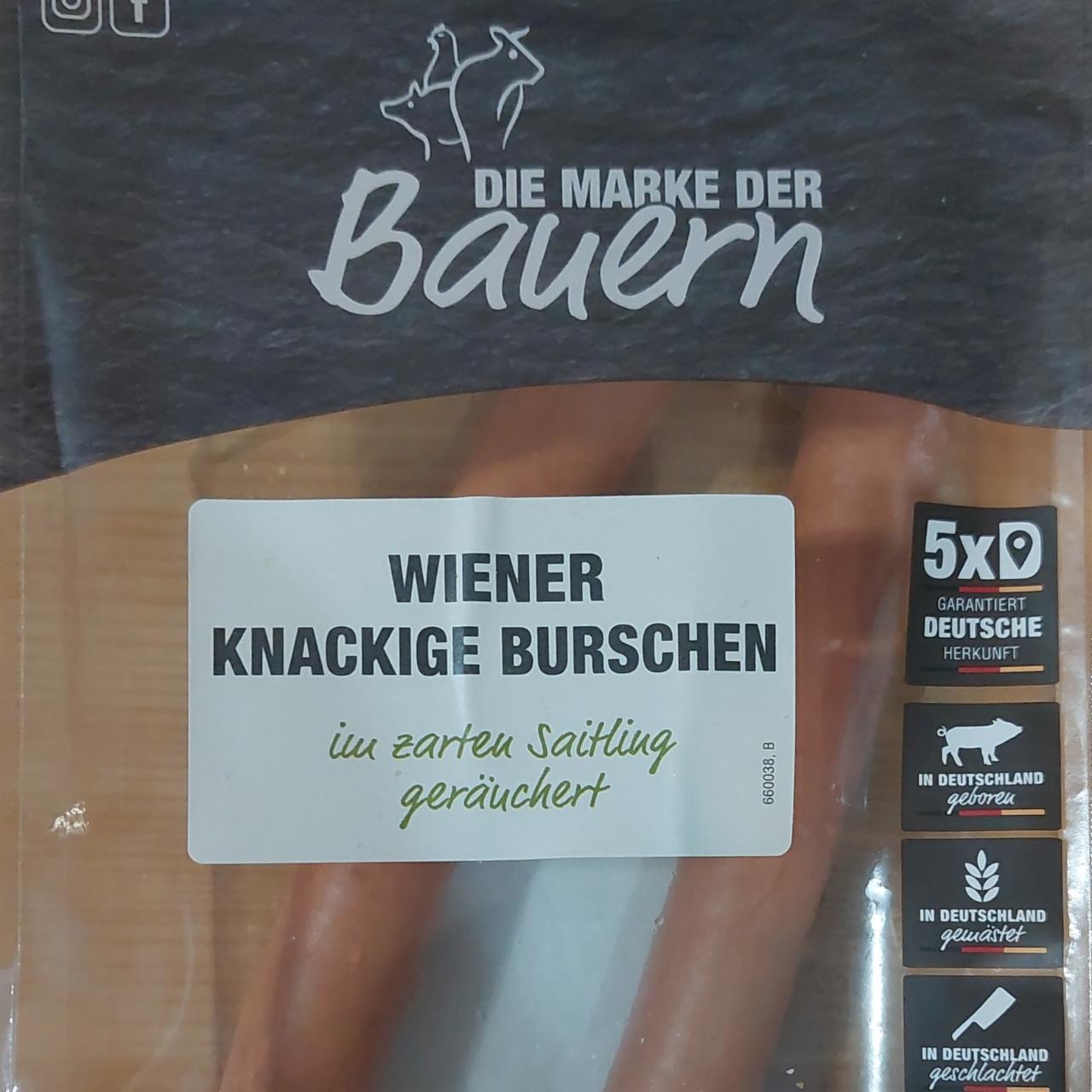 Fotografie - Wiener Knackige Burschen Die Marke der Bauern
