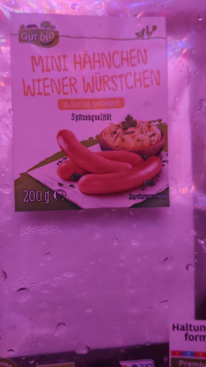 Fotografie - Mini Hähnchen Wiener Würstchen GutBio
