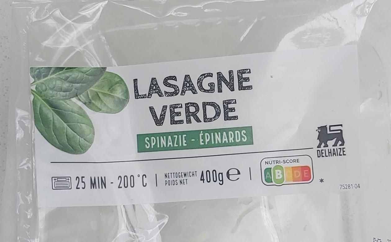 Fotografie - Lasagne Verde spinazie Delhaize