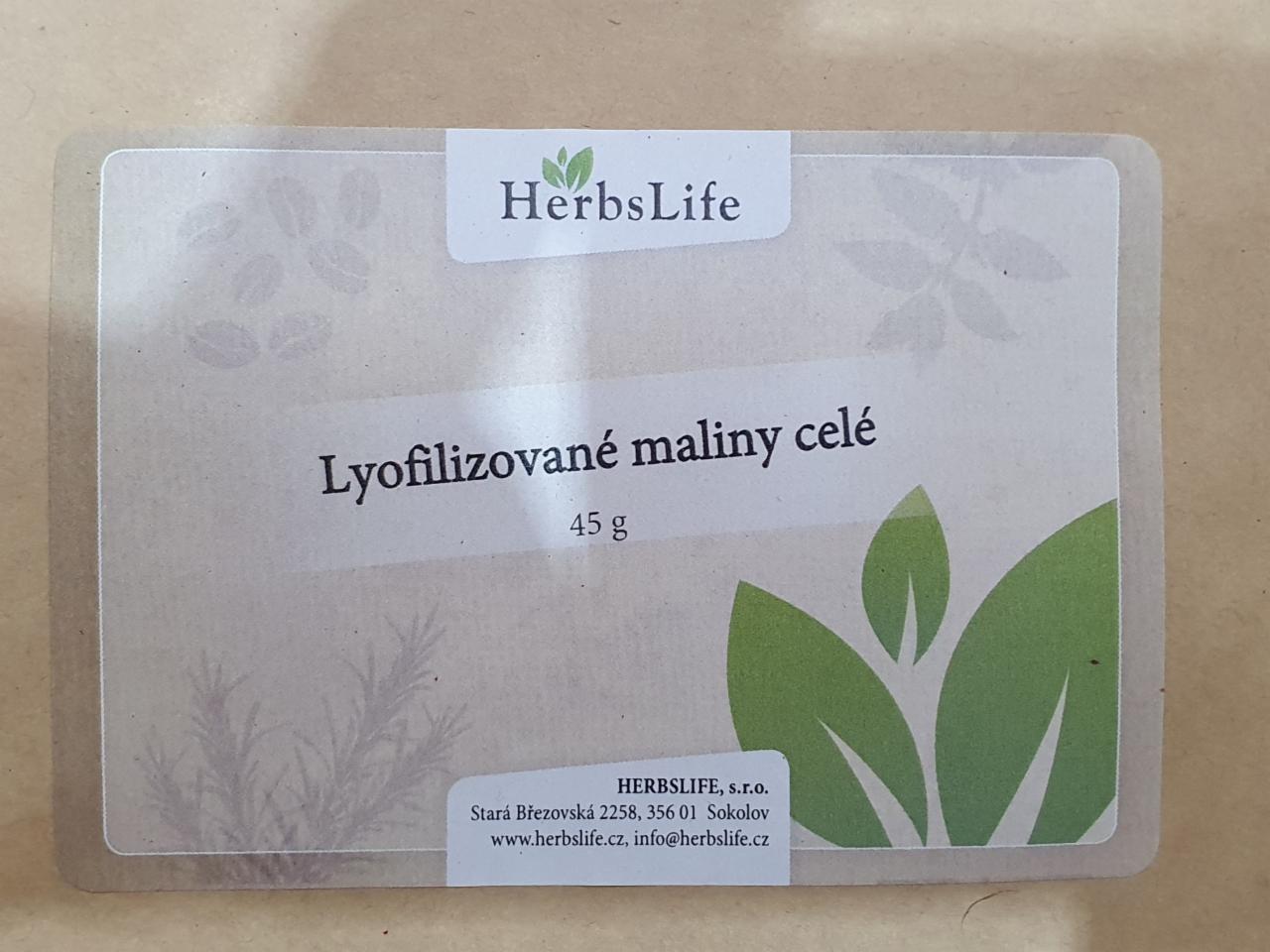 Fotografie - Lyofilizované maliny celé HerbsLife
