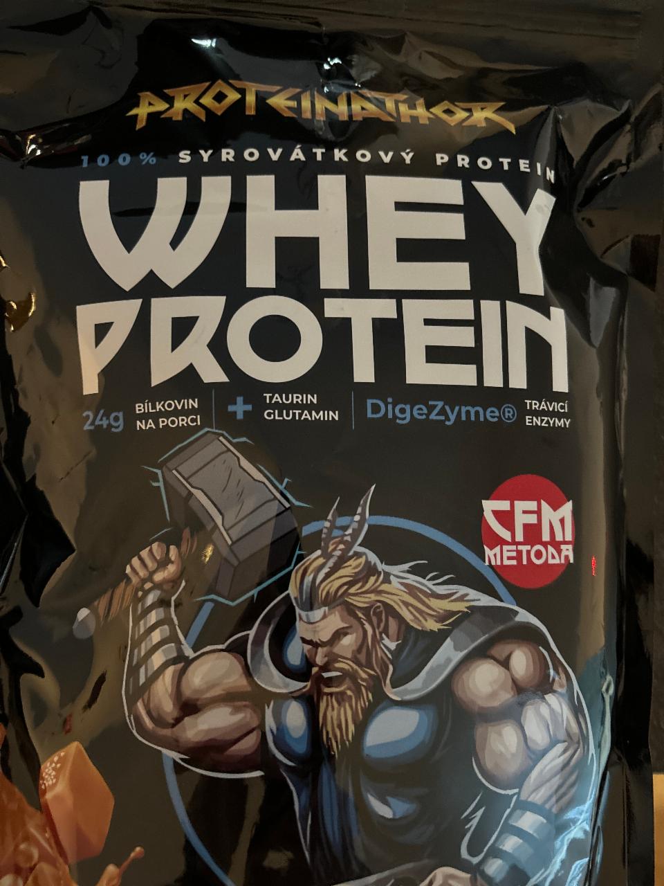 Fotografie - Whey protein slaný karamel Proteinathor