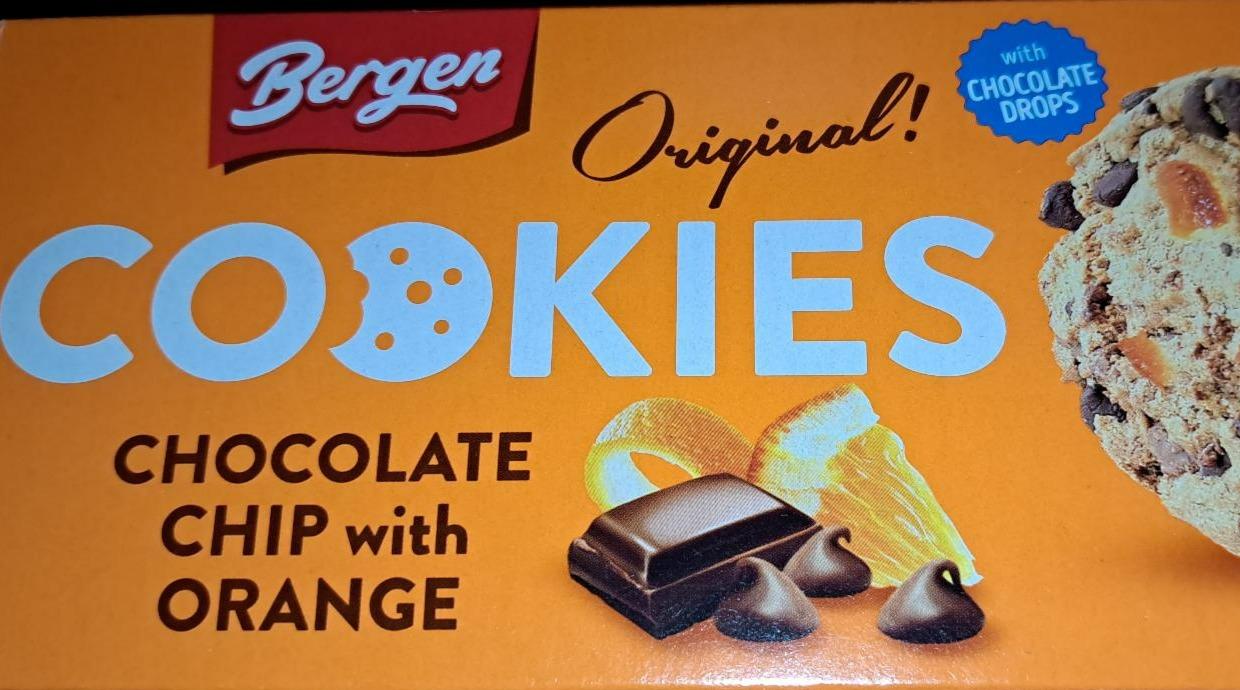 Fotografie - Cookies chocolate chips with orange Bergen