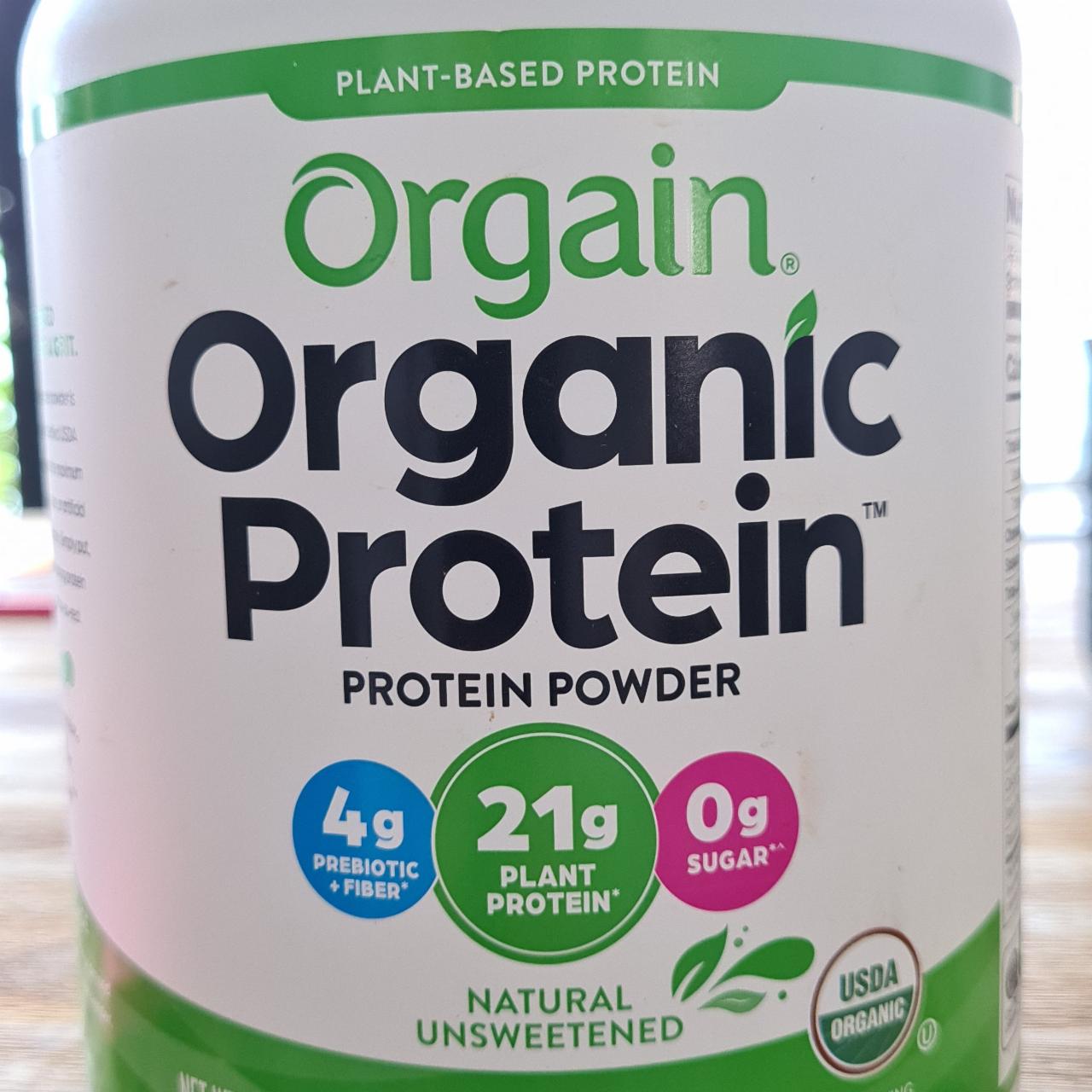Fotografie - Orgain Organic protein powder (natural unsweetened)