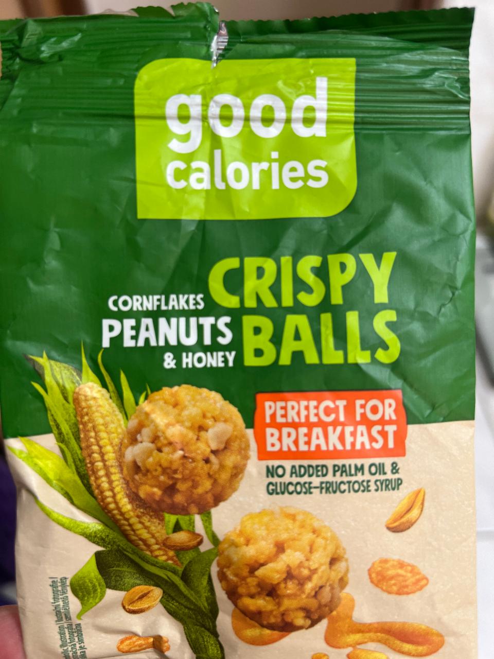 Fotografie - Crispy Balls Cornflakes Peanuts & Honey Good calories