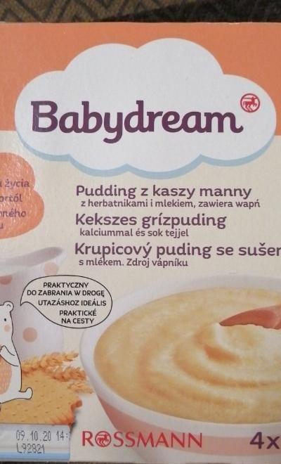 Fotografie - Krupicový puding se sušenkami Babydream