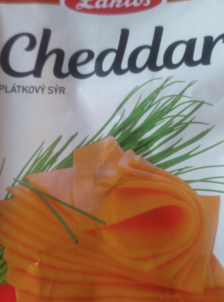 Fotografie - Cheddar plátkový sýr Laktos