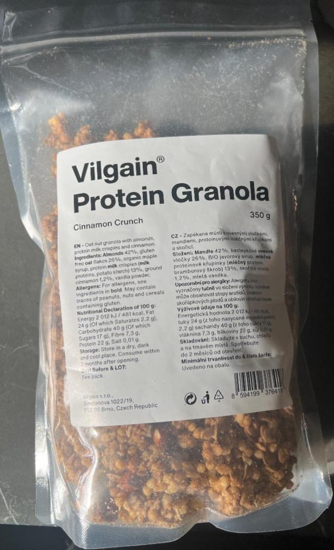 Fotografie - Protein Granola Cinnamon Crunch Vilgain