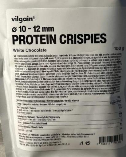 Fotografie - Protein Crispies White Chocolate Vilgain