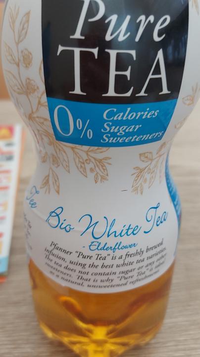 Fotografie - Pure Tea 0% calories, sugar, sweeteners Bio White Tea Elderflower Pfanner