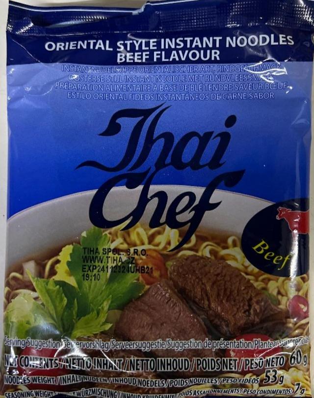 Fotografie - Oriental Style Instant Noodles Beef Flavour Thai Chef
