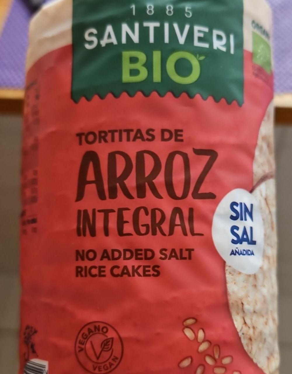 Fotografie - Bio Tortitas de arroz integral sin sal Santiveri