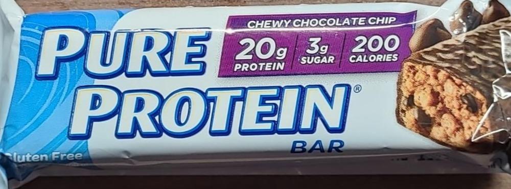 Fotografie - Chewy chocolate chip bar Pure Protein