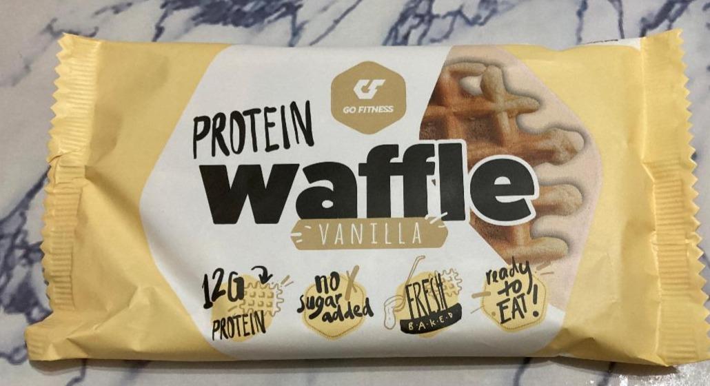 Fotografie - Protein waffle vanilla Go Fitness