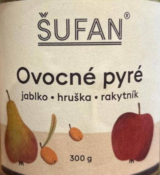 Fotografie - Ovocné pyré jablko-hruška-rakytnik Šufan