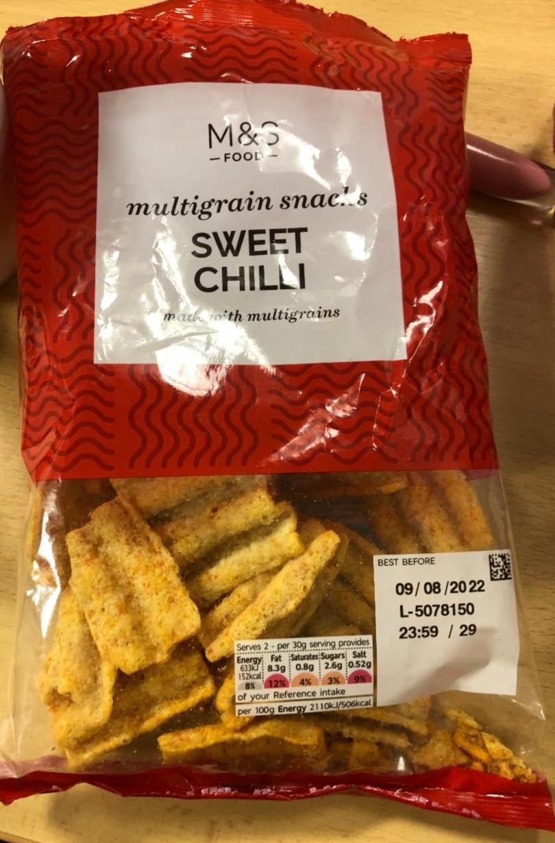 Fotografie - Sweet Chilli Multigrain Snacks M&S Food