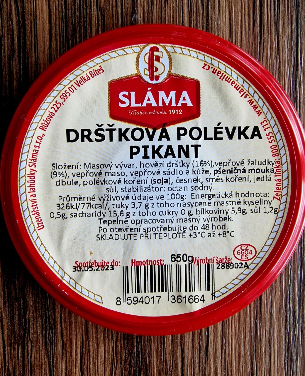 Fotografie - Polévka dršťková pikant Sláma