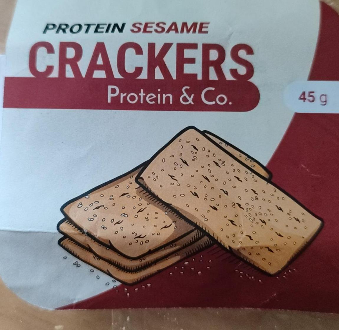 Fotografie - Protein sesame crackers Protein & Co.