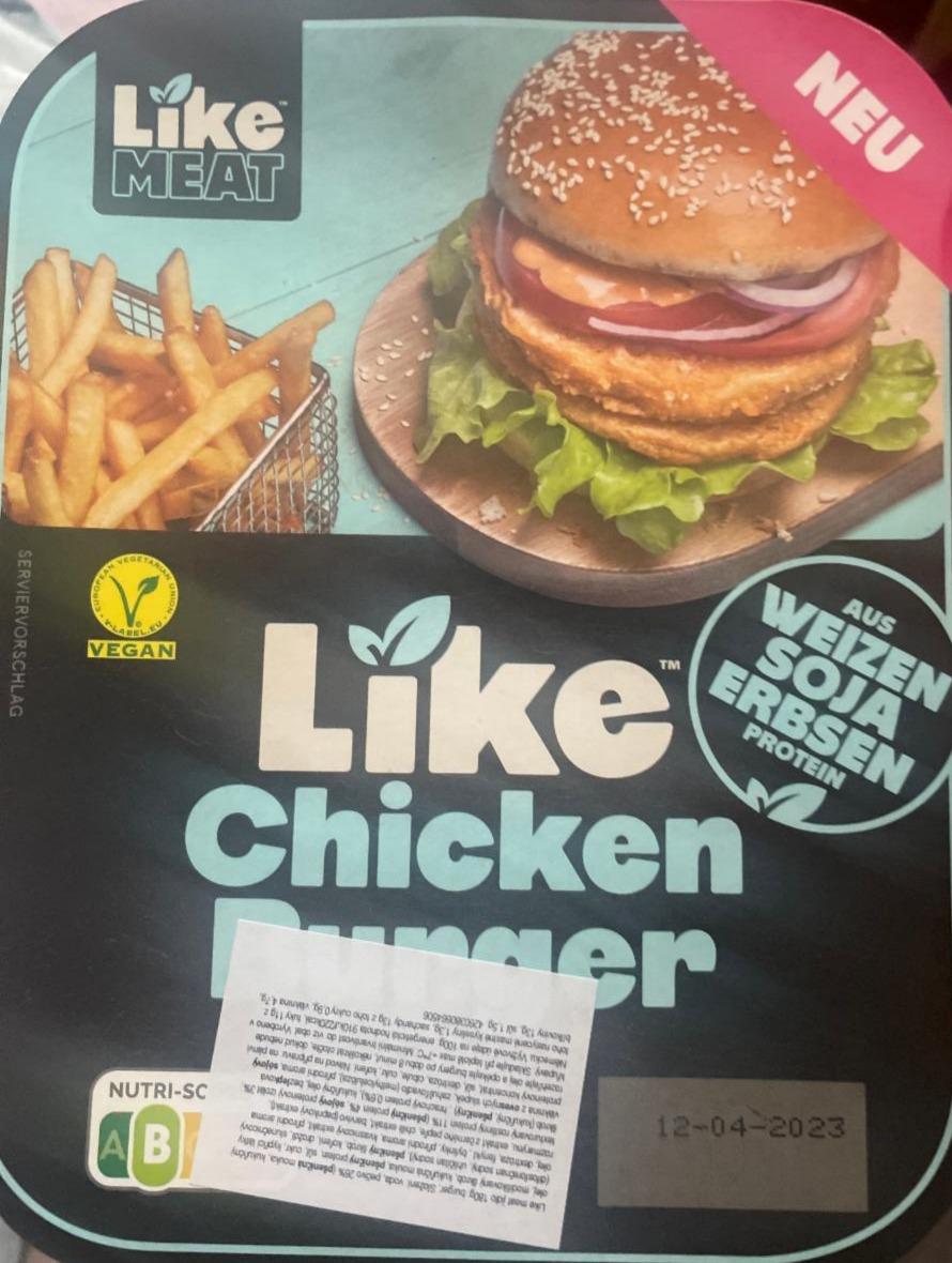 Fotografie - Like Chicken Burger Like meat