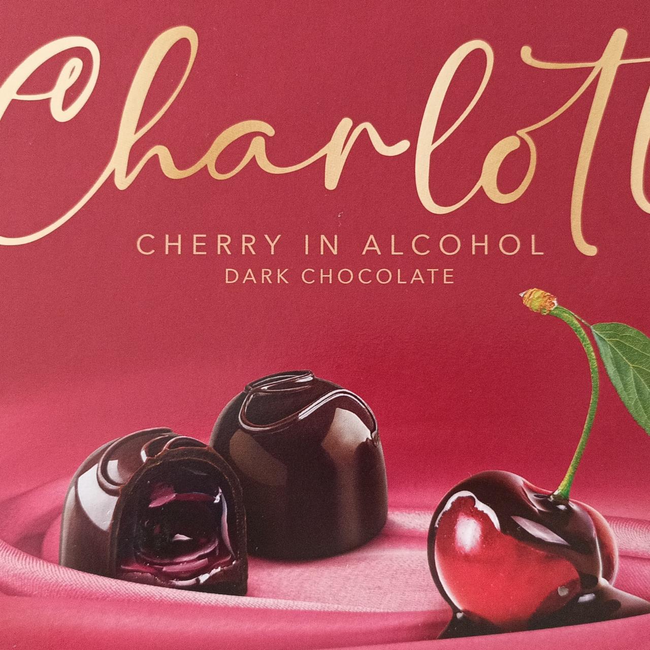 Fotografie - Cherry in alkohol dark chocolate Charlotte