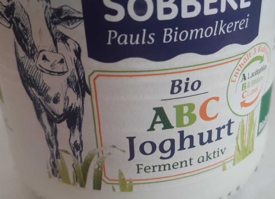 Fotografie - Sobbeke bio joghurt mild 3.8% fett