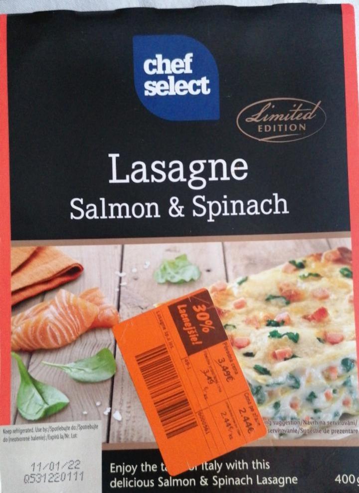 Fotografie - Lasagne Salmon & Spinach Chef Select