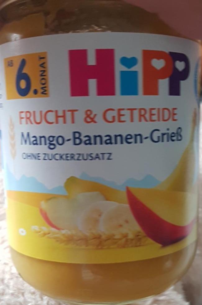 Fotografie - Frucht & Getreide Mango-Bananen-Grieß Hipp