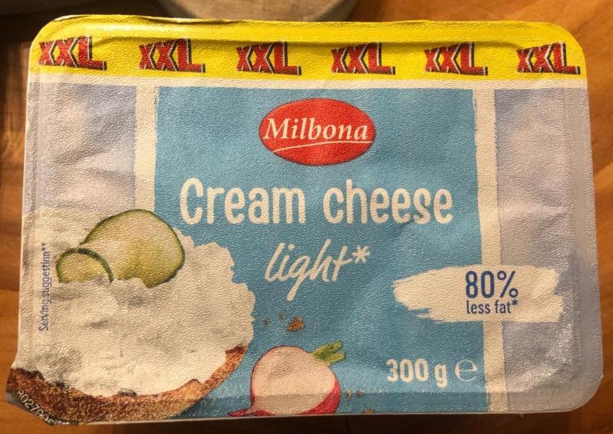 Fotografie - Cream cheese light Milbona
