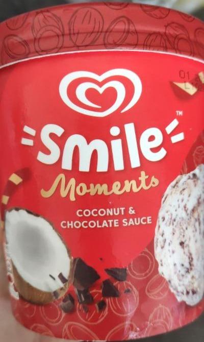 Fotografie - Smile Moments Coconut & Chocolate Sauce Algida