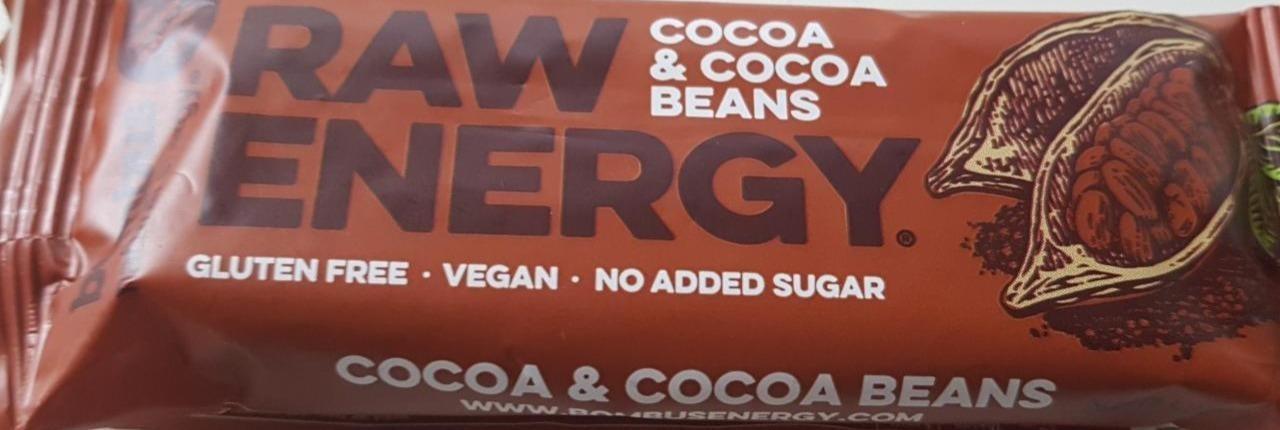 Fotografie - Raw Energy Cocoa & Cocoa beans Bombus
